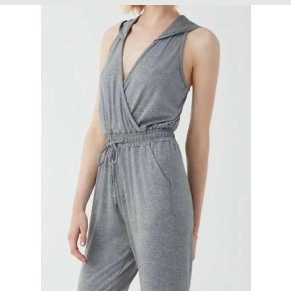 NWT Splendid Jumpsuit Marled Grey Size Small - Picture 7 of 10